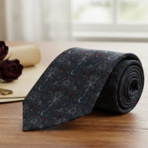 Gótico Sombrio Corvo e Lua Crescente Damask