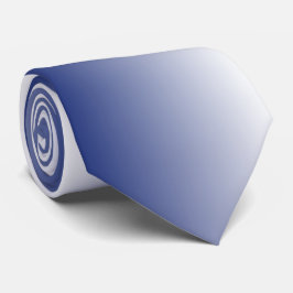 Gravata Gradiente Branco Azul Moderno