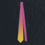 Gravata Gradiente Colorido de Cor Amarela Moderna<br><div class="desc">Corante amarelo-rosa moderno Colorido com Gradiente de Ombre. Itens correspondentes disponíveis.</div>