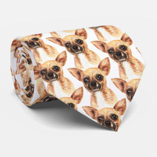 Gravata Gráfico Cute Chihuahua