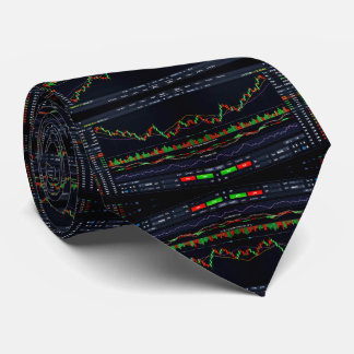 Gravata Gráfico de Candle Japonês do Mercado de Ações