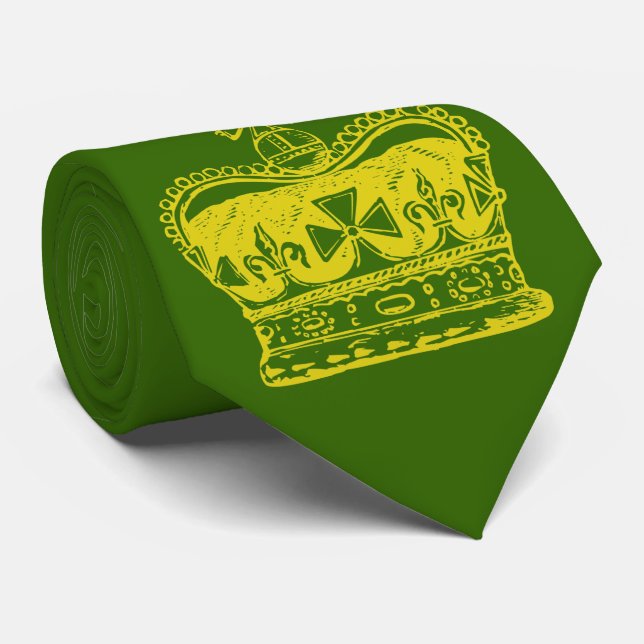 Gravata Gráficos da Coroa Real (Rolled)