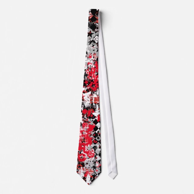 Gravata Grafite Emo Scene Neck Tie (Frente)