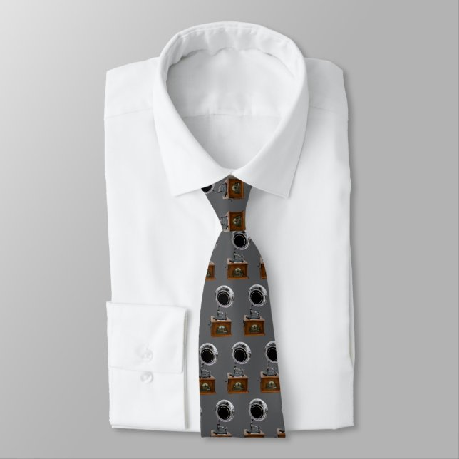 Gravata Gramophone Neck Tie (Amarrado)
