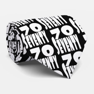 Gravata Grande Setenta em letras grandes BIG 70