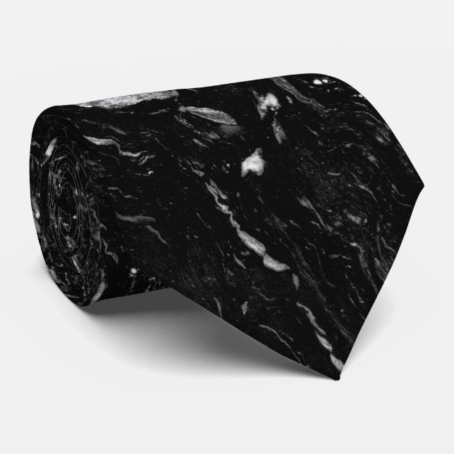 Gravata Granite Stone Pattern Tie (Rolled)