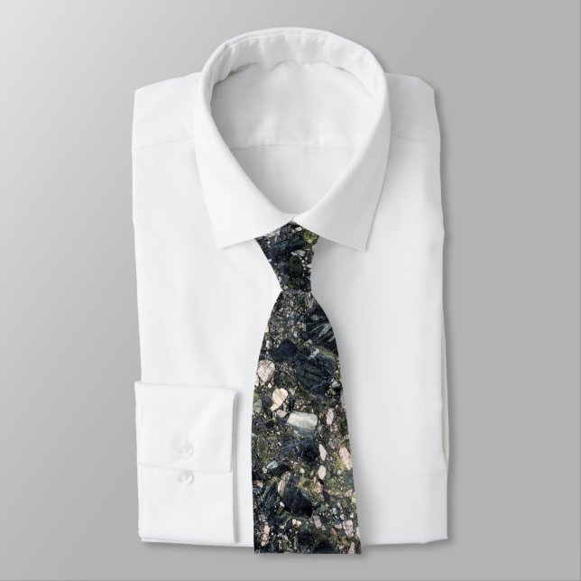Gravata Granite Stone Pattern Tie (Amarrado)