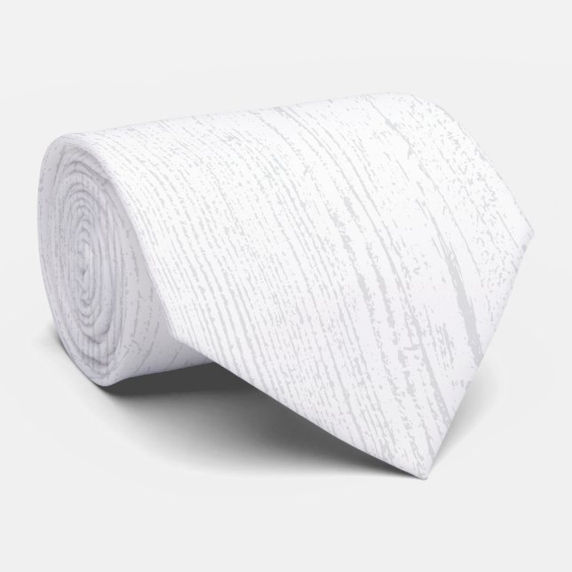 Gravata Grãos Brancos Elegantes E Cinzas (Rolled)