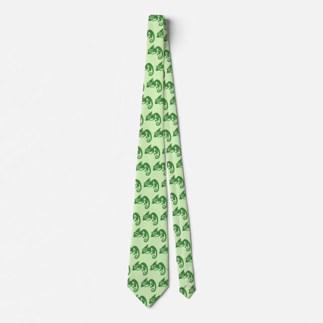 Gravata Graphic Chameleon Tie (Frente)