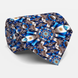 Gravata Gravação com Design de cores argentinas