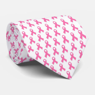 Gravata Gravação de fita rosa