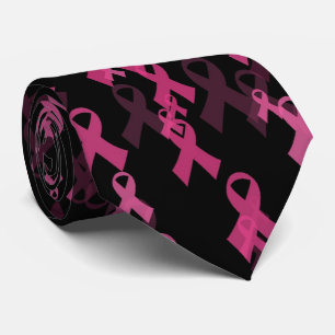 Gravata Gravação de fita rosa