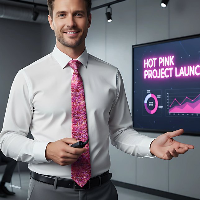 Gravata Gravação de Sequência Rosa Quente (Criador carregado)