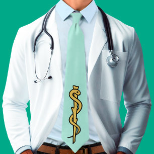 Gravata Gravação do Pescoço do Dia dos Médicos