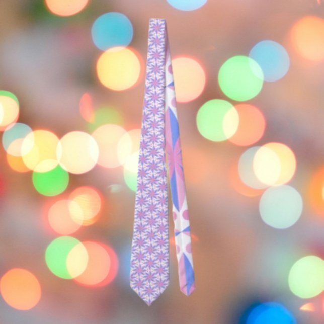 Gravata Gravação Floral Trans Pride: Bloom com Orgulho (Criador carregado)