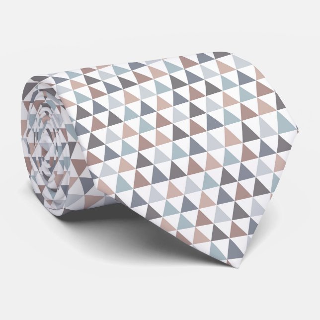 Gravata Gravador Geométrico Minimalista (Rolled)