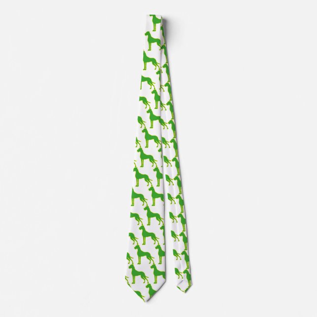 Gravata Great Dane Tie Green green/green  (Frente)