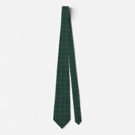 Gravata Green Blue Orange Plaid Tartan Neck Tie
