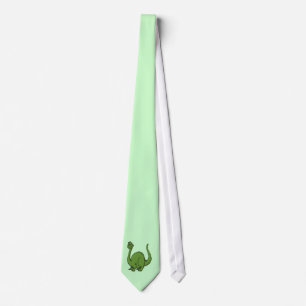 Gravata Green Dino