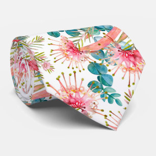 Gravata Grevillea Rosa E Eucalyptus