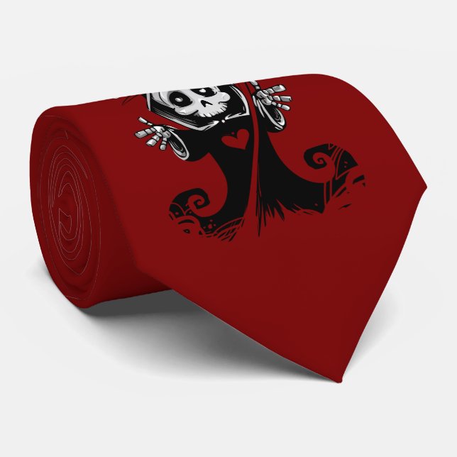 GRAVATA GRIM REAPER GRIM TIE (Rolled)