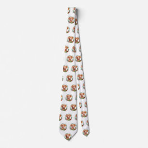Gravata Grinalda de Natal Vizsla Cachorro Festivo