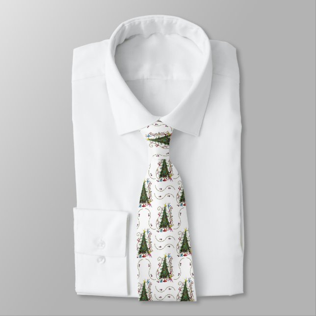 Gravata Grinch Clássico | Árvore de Natal (Amarrado)
