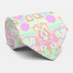Gravata Groovy Colorful Hippie Mandala