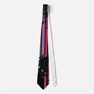 Gravata Grunge Abstrato Neck Tie