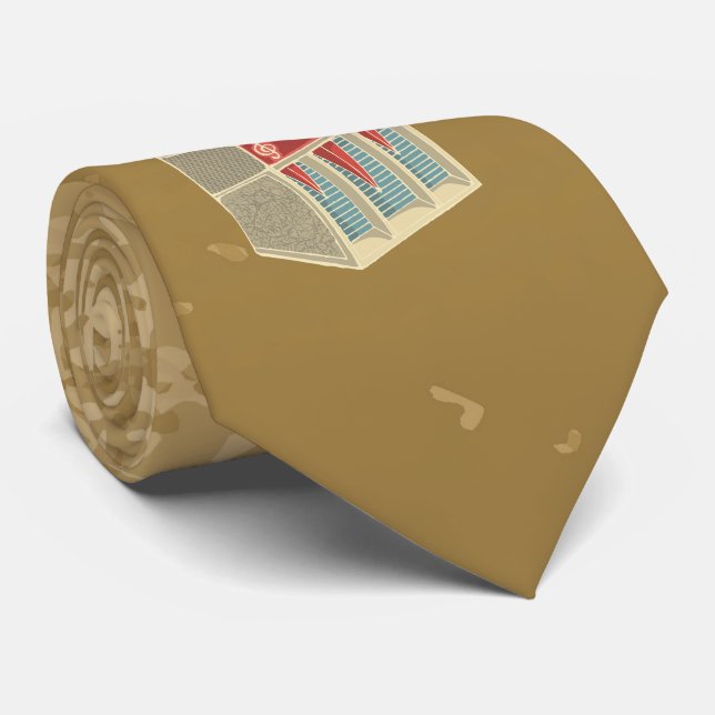 Gravata Grunge Jukebox (Rolled)