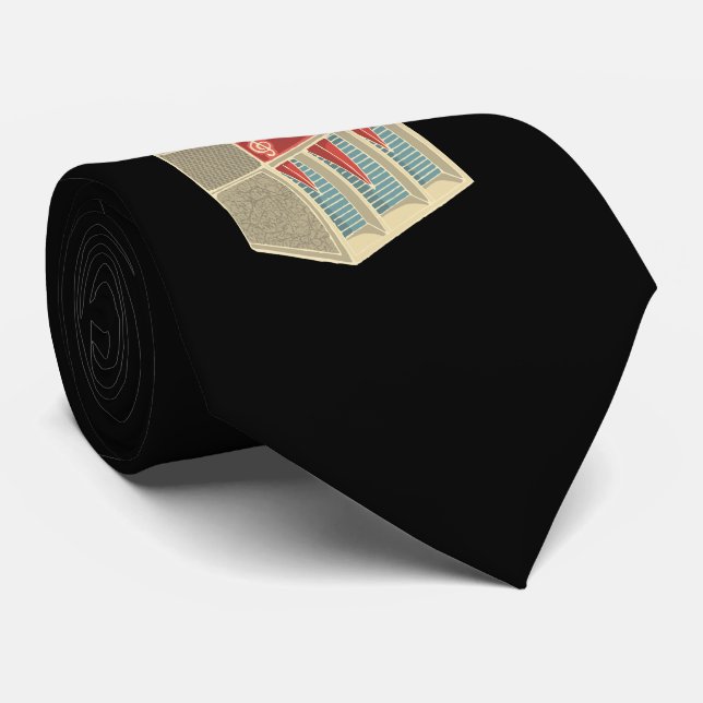 Gravata Grunge Jukebox (Rolled)