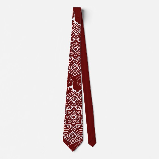 Gravata Grunge Mandala Tie (Frente)