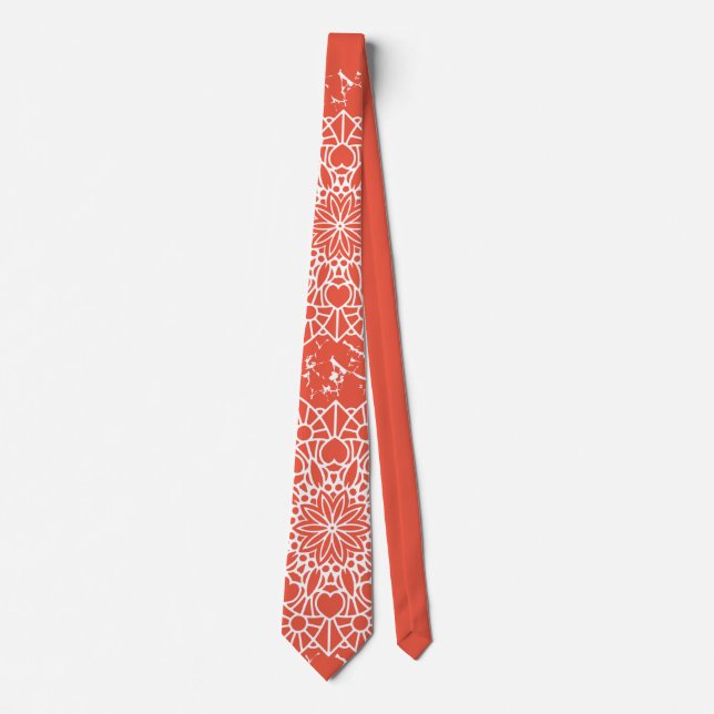 Gravata Grunge Mandalas Tie (Frente)