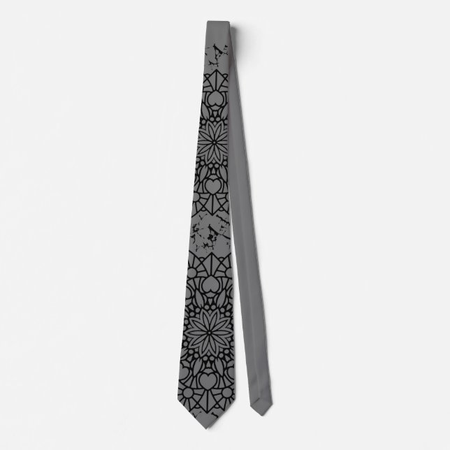 Gravata Grunge Mandalas Tie (Frente)