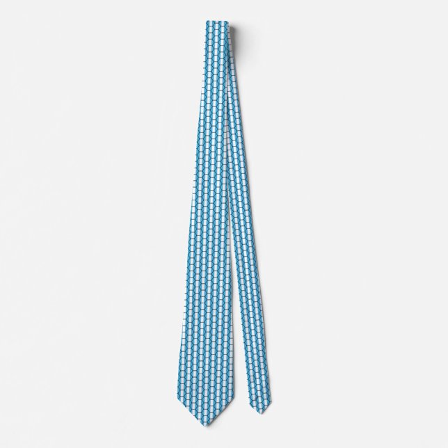 Gravata Guatemala Flag Honeycomb Tie (Frente)