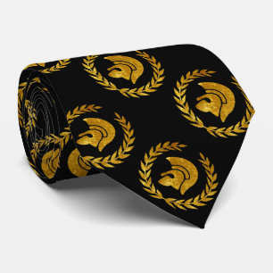 Gravata Guerreiro Trojan no ouro