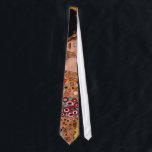Gravata Gustavo Klimt: O beijo (detalhe)<br><div class="desc">Um laço clássico bonito que caracteriza um casal romântico que compartilha de um beijo,  pintado pelo pintor austríaco Gustavo Klimt do symbolist.</div>