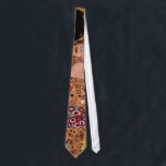 Gravata Gustavo Klimt: O beijo (detalhe)<br><div class="desc">Um laço clássico bonito que caracteriza um casal romântico que compartilha de um beijo,  pintado pelo pintor austríaco Gustavo Klimt do symbolist.</div>