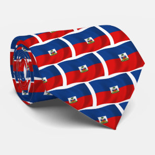Gravata Haiti Flag Tie