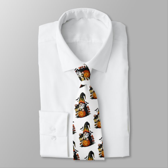 Gravata Halloween Gnome Neck Tie (Amarrado)
