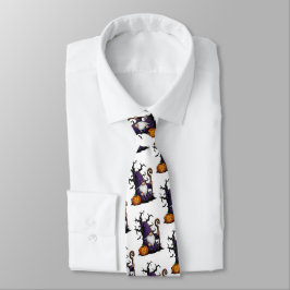 Gravata Halloween Gnome Neck Tie