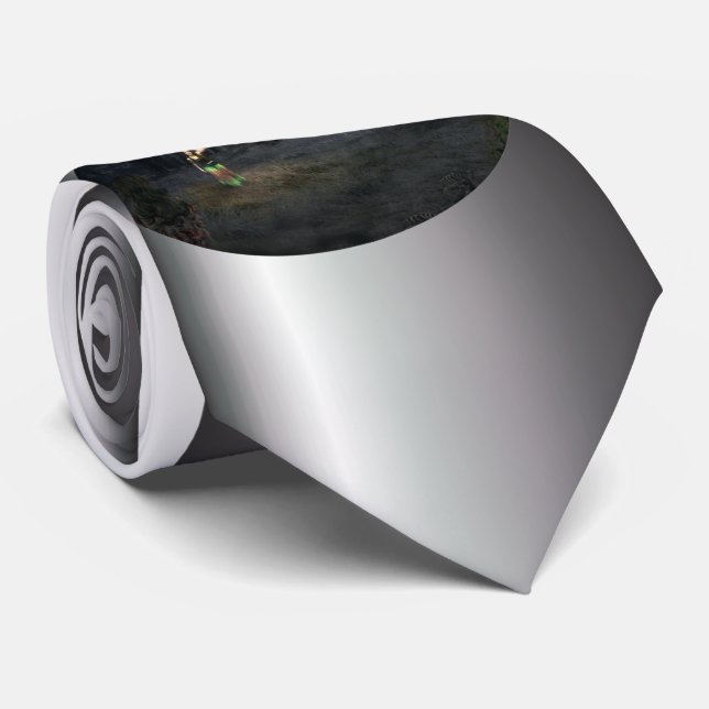 Gravata Halloween Horror House (Rolled)