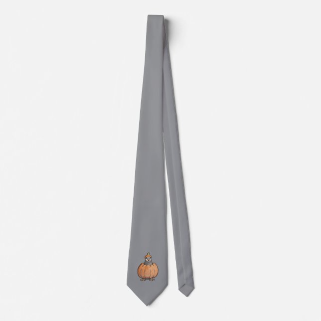 Gravata Halloween Krawatte mit Taube (Frente)