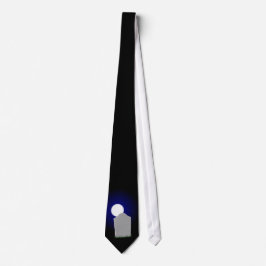 Gravata Halloween Moon e Tombstone Tie
