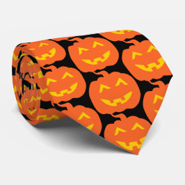 Gravata Halloween Pumpkin Tie