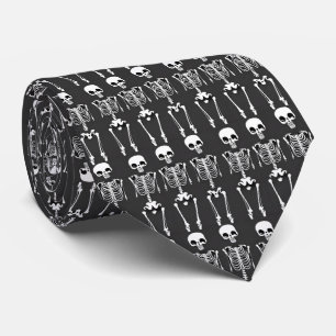 Gravata Halloween Skeletons Tie