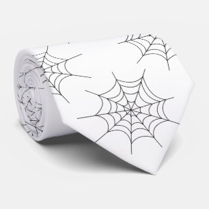 Gravata Halloween Spider Web