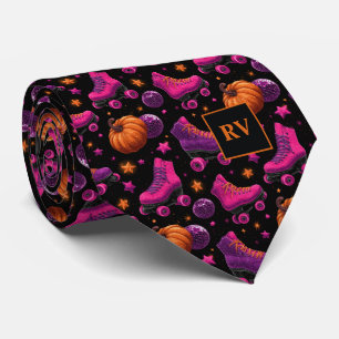 Gravata Halloween Spooky Night Monogrammed