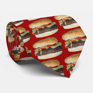 Gravata Hamburger VARIÁVEL do OPUS na ketchup