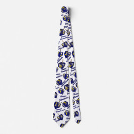 Gravata Happy Hanukkah Spinning Dreidel